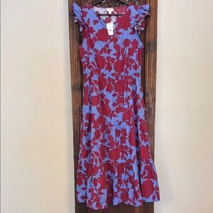 🆕 J Crew Floral Ruffle Dress 🌺